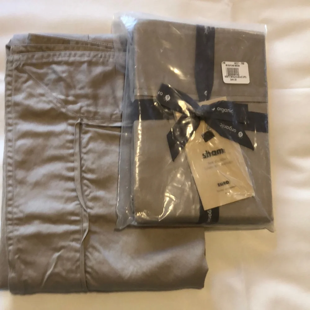 West Elm Euro Pillowcases (2)